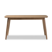 Baxton Studio Flora-French Oak-DT Edna Modern French Oak Dining Table